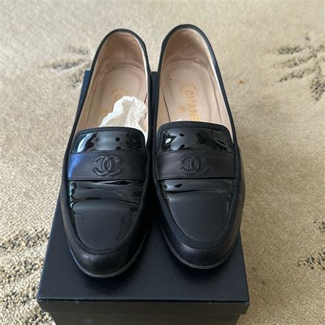 chanel mocccasins|authentic chanel loafers.